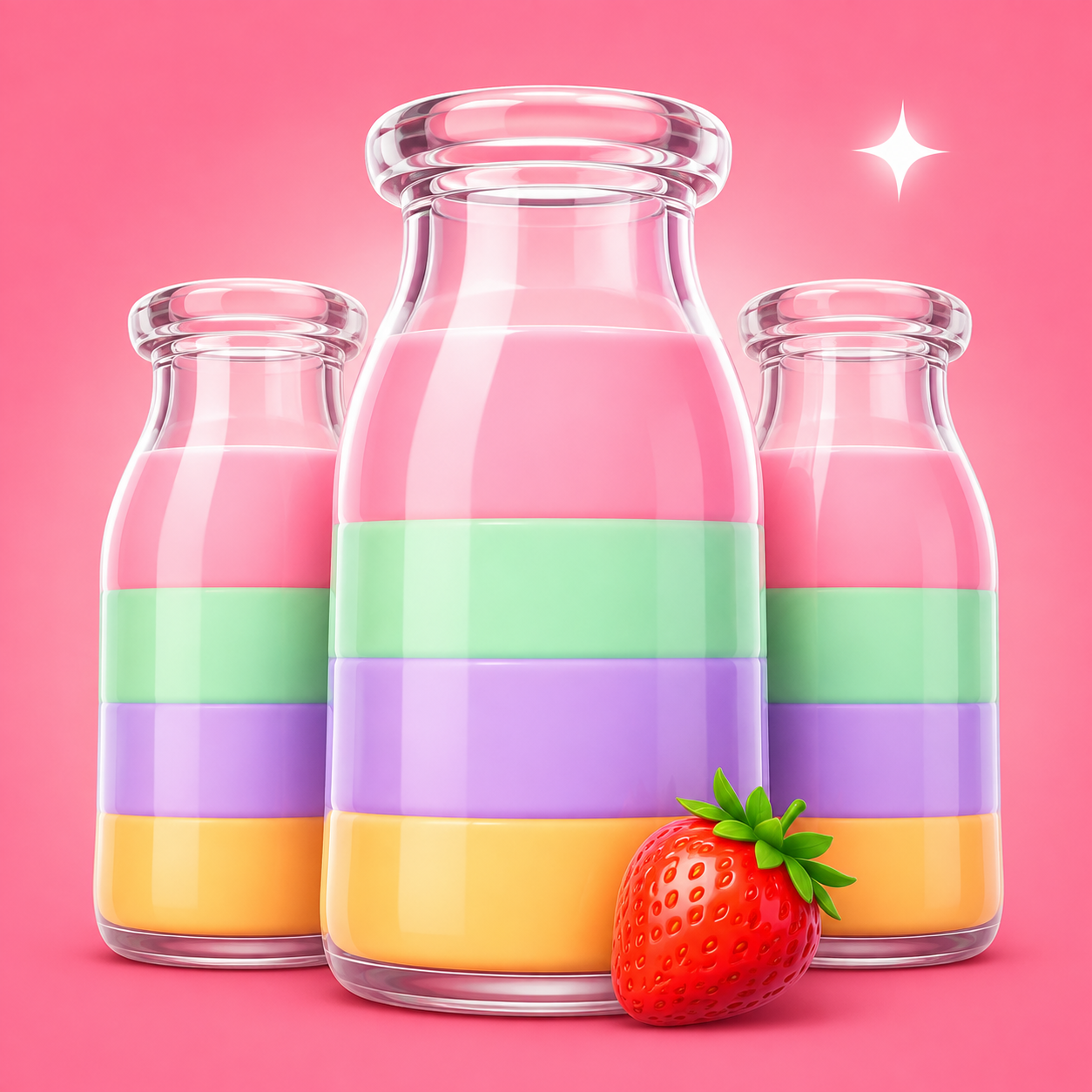Milk Sort: colorful milk bottles
